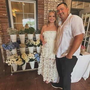 Helsi Audrey Square-Neck Floral Applique Sheer Midi Dress